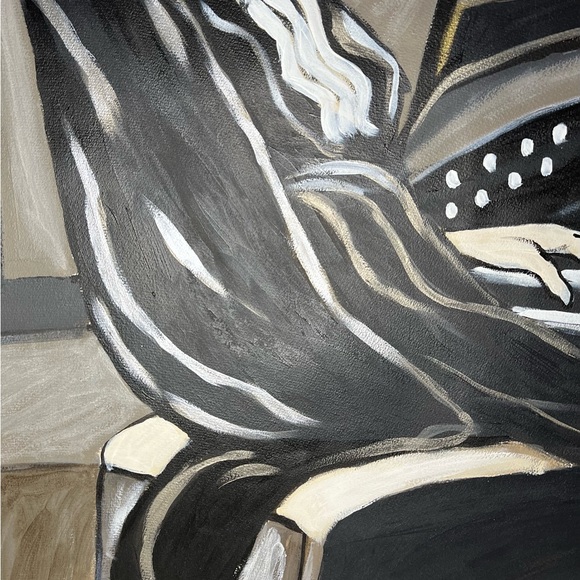 Artist John Froehlich Large Original 2006 Acrylic Wash “Musician” 22.5” x 30” - Picture 8 of 16